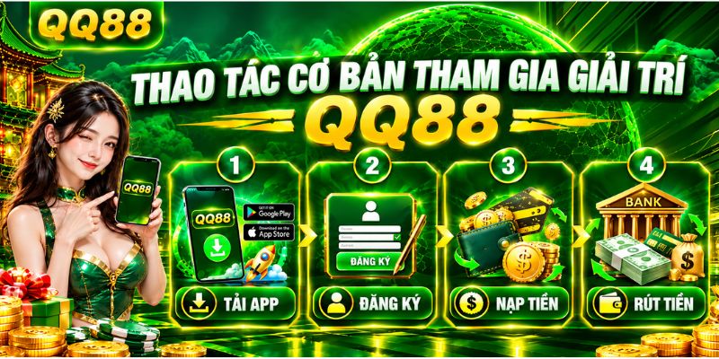 Các thao tác cơ bản giúp người chơi tham gia QQ88 dễ dàng