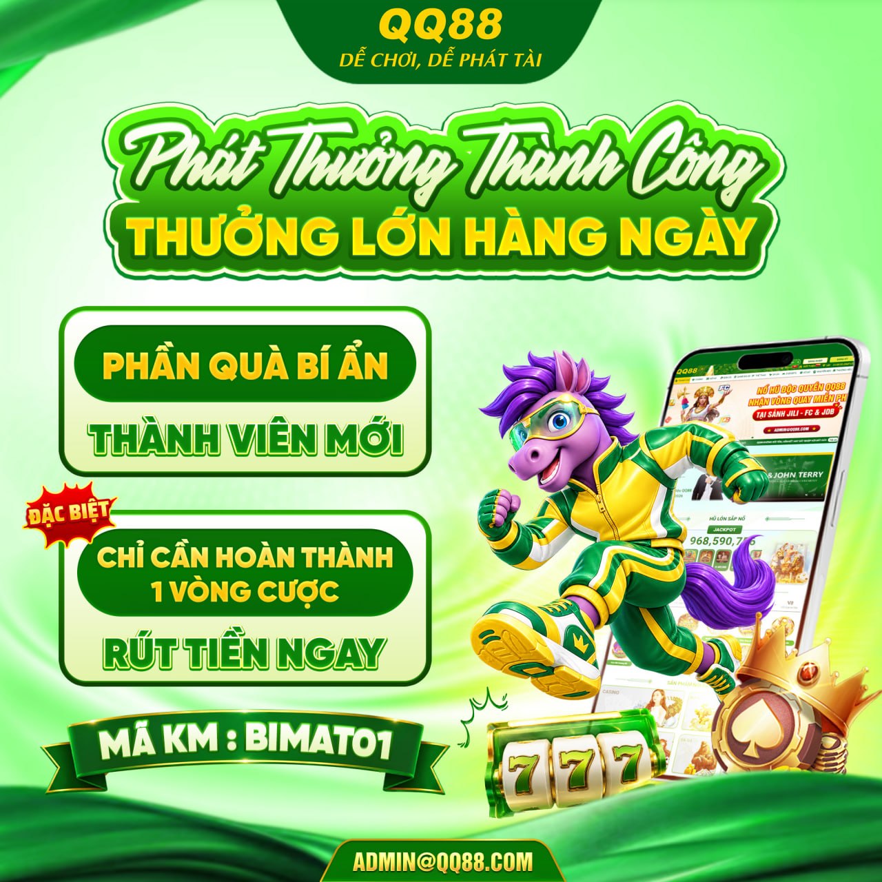 QQ88 thưởng lớn hàng ngày